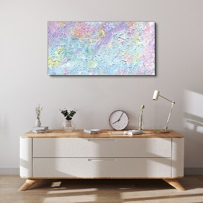 Pastel landscape of emotions Canvas print