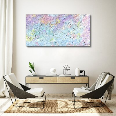 Pastel landscape of emotions Canvas print