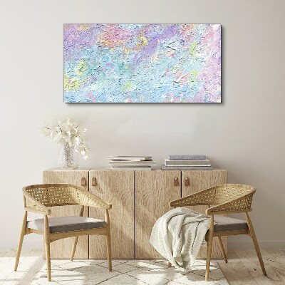 Pastel landscape of emotions Canvas print
