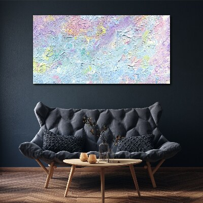 Pastel landscape of emotions Canvas print