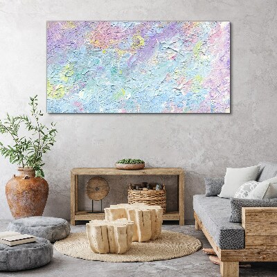 Pastel landscape of emotions Canvas print