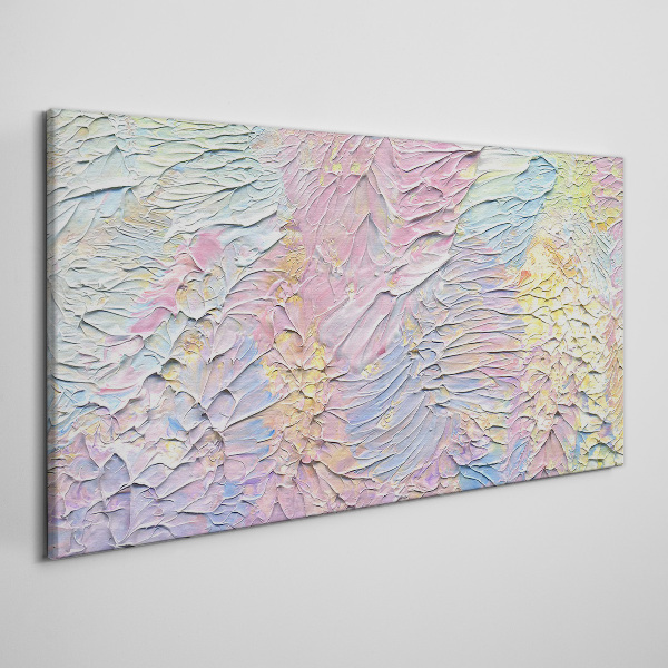 Pastel Flowers in Motion Canvas print