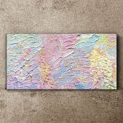 Pastel Flowers in Motion Canvas print
