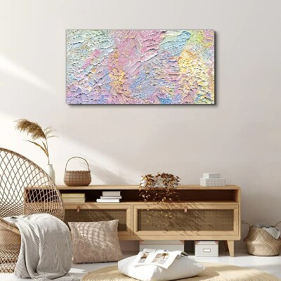 Pastel Flowers in Motion Canvas print