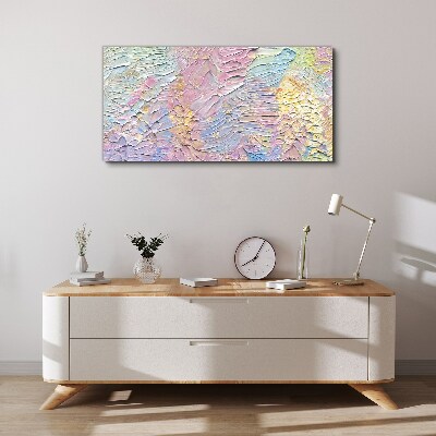 Pastel Flowers in Motion Canvas print