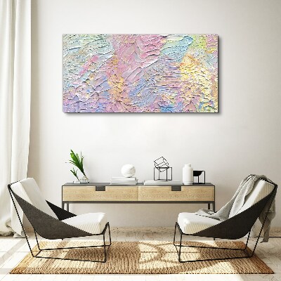 Pastel Flowers in Motion Canvas print