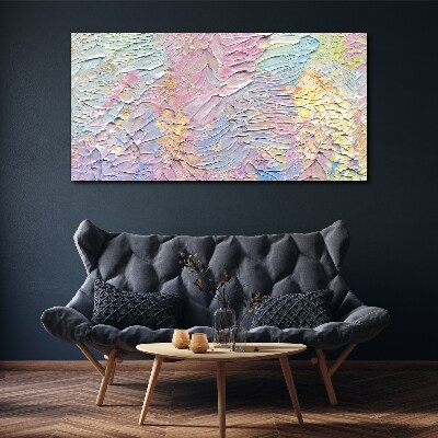 Pastel Flowers in Motion Canvas print