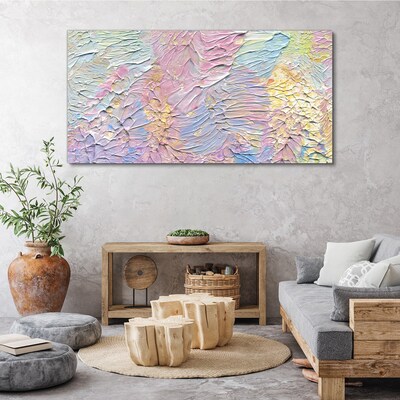 Pastel Flowers in Motion Canvas print