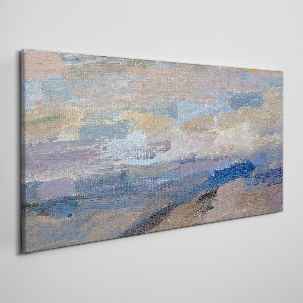 Peaceful sky over the sea Canvas print