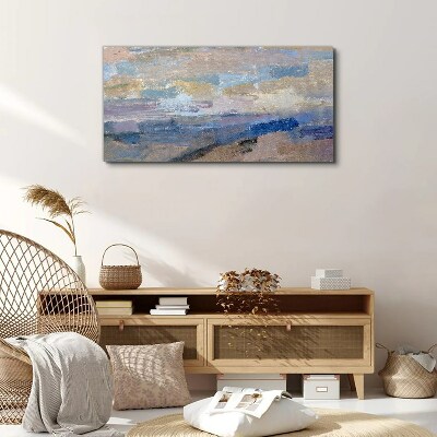Peaceful sky over the sea Canvas print