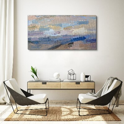 Peaceful sky over the sea Canvas print