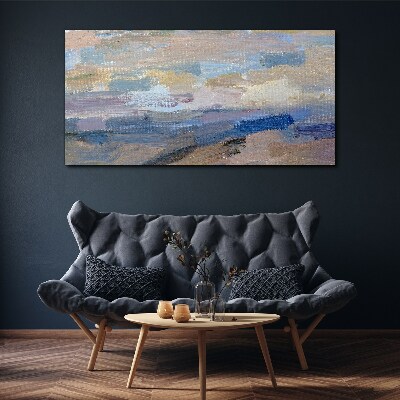 Peaceful sky over the sea Canvas print