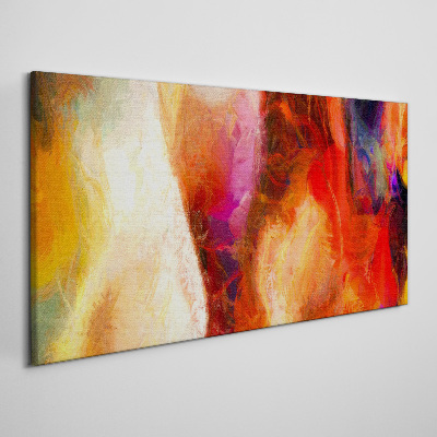 Intense colors of abstraction Canvas print