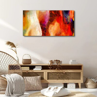 Intense colors of abstraction Canvas print