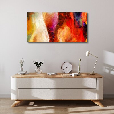 Intense colors of abstraction Canvas print