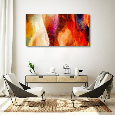 Intense colors of abstraction Canvas print