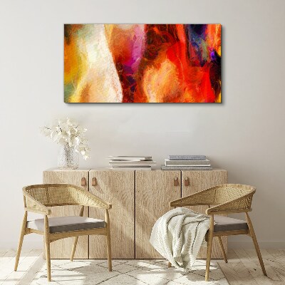 Intense colors of abstraction Canvas print
