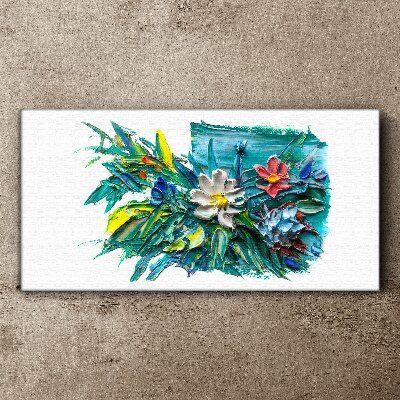 Floral explosion of colors Canvas print