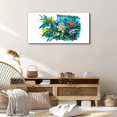 Floral explosion of colors Canvas print