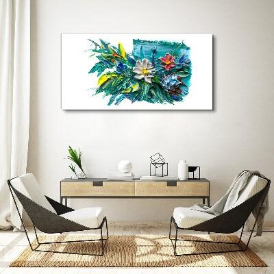 Modern flower Canvas print