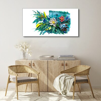 Floral explosion of colors Canvas print
