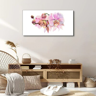 Orchid in pastel shades Canvas print