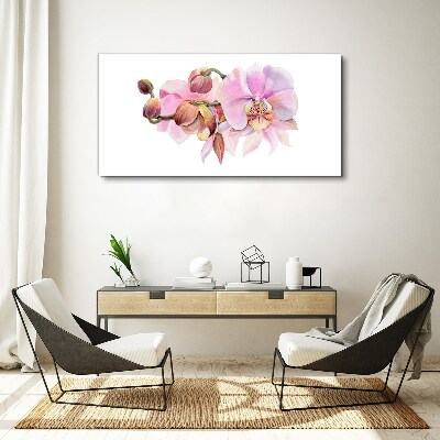 Orchid in pastel shades Canvas print