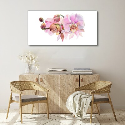 Orchid in pastel shades Canvas print
