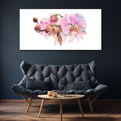 Orchid in pastel shades Canvas print