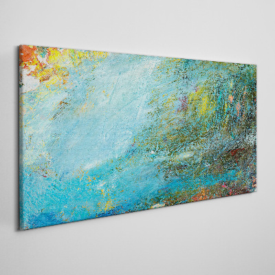 Abstract play of colors Canvas print