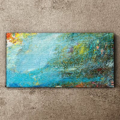 Abstract play of colors Canvas print