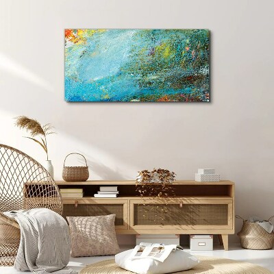 Abstract play of colors Canvas print