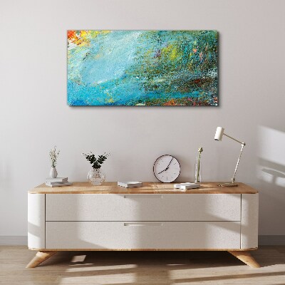 Abstract play of colors Canvas print