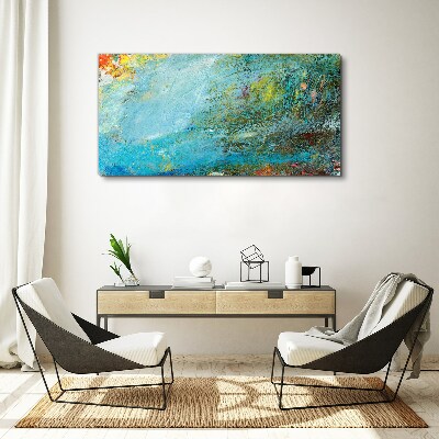 Abstract play of colors Canvas print