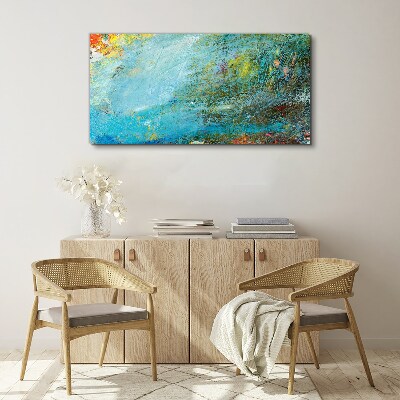 Abstract play of colors Canvas print