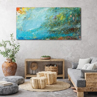 Abstract play of colors Canvas print