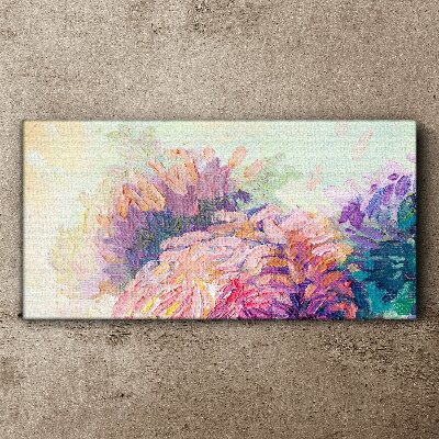 Floral dreams in pastel tones Canvas print