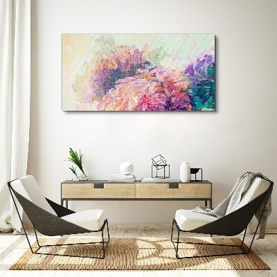 Floral dreams in pastel tones Canvas print