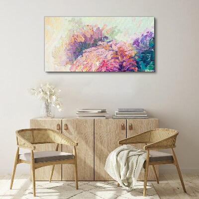 Floral dreams in pastel tones Canvas print