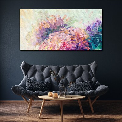 Floral dreams in pastel tones Canvas print
