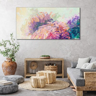 Floral dreams in pastel tones Canvas print