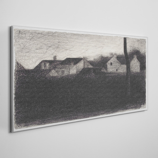 The calm before the storm Canvas print
