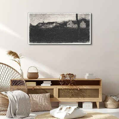 The calm before the storm Canvas print