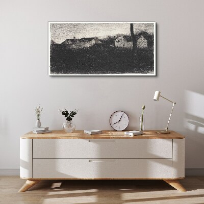 The calm before the storm Canvas print