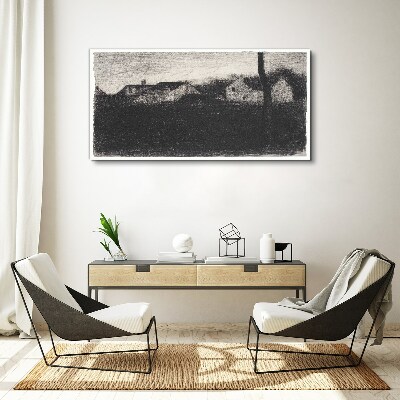 The calm before the storm Canvas print