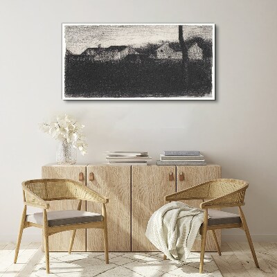 The calm before the storm Canvas print