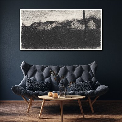 The calm before the storm Canvas print