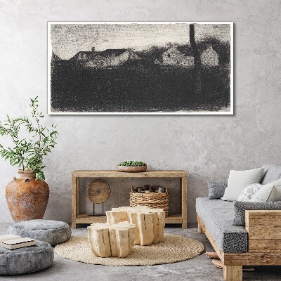 The calm before the storm Canvas print