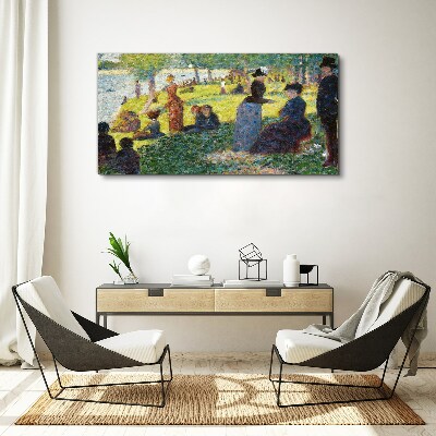 Summer afternoon on the river Canvas print
