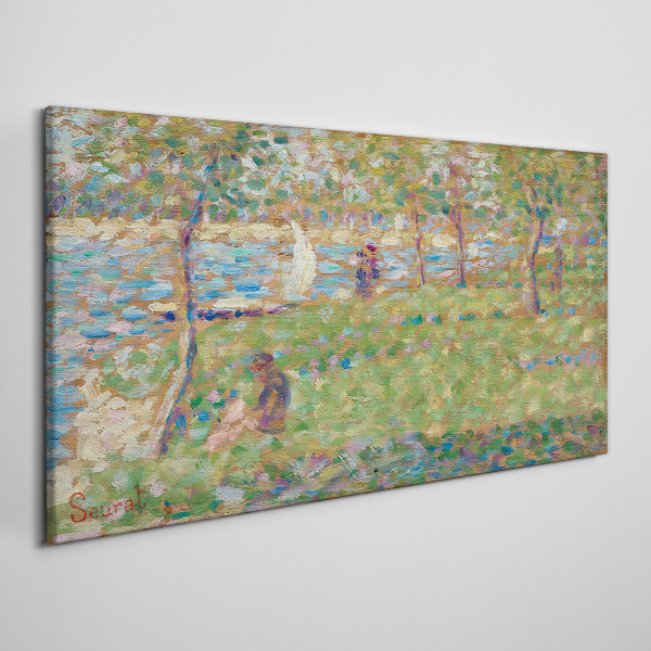 Summer afternoon on the river Canvas print